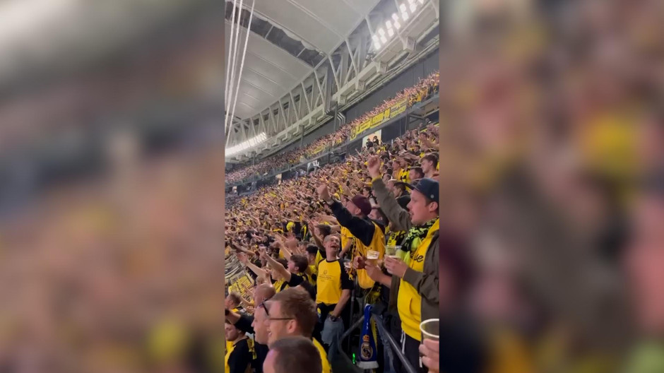 Un solo español entre más de 4.500 alemanes en el Bernabeu