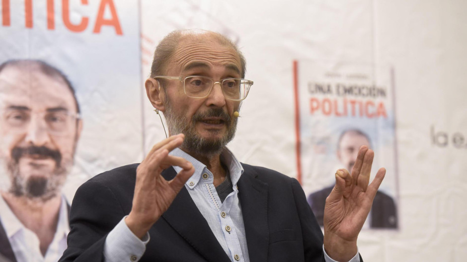 El expresidente de Aragón y presidente del partido socialista en la comunidad, Javier Lambán,