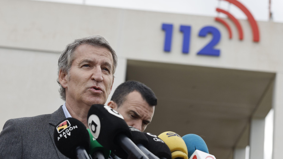 El líder del Partido Popular, Alberto Núñez Feijóo