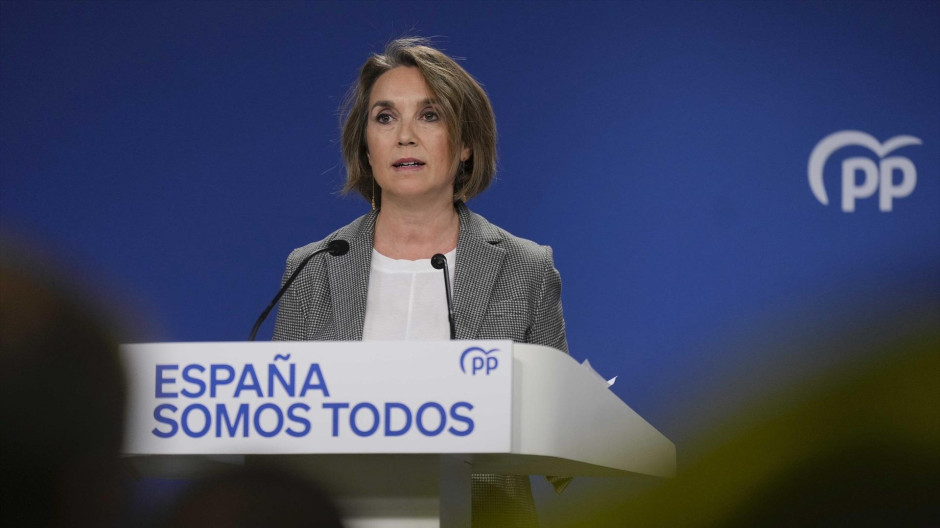 La secretaria general del PP, Cuca Gamarra