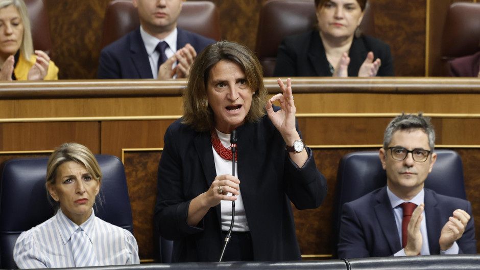 La vicepresidenta tercera del Gobierno, Teresa Ribera