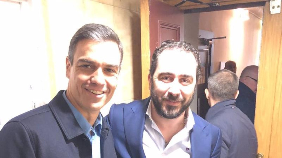 Víctor de Aldama con Pedro Sánchez