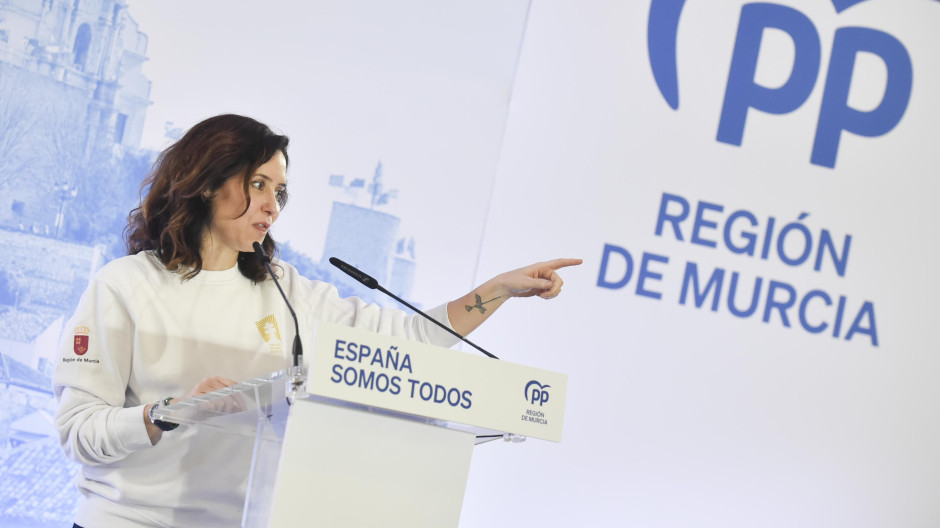 Ayuso aboga por el cristianismo defendiendo los valores de la Iglesia en Caravaca de la Cruz, Murcia