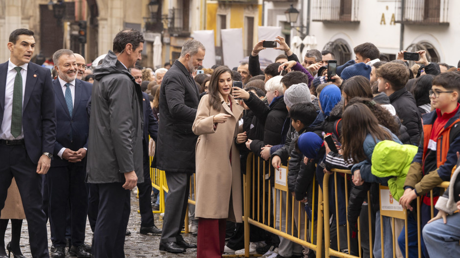 Don Felipe y Doña Letizia llegan a Cuenca