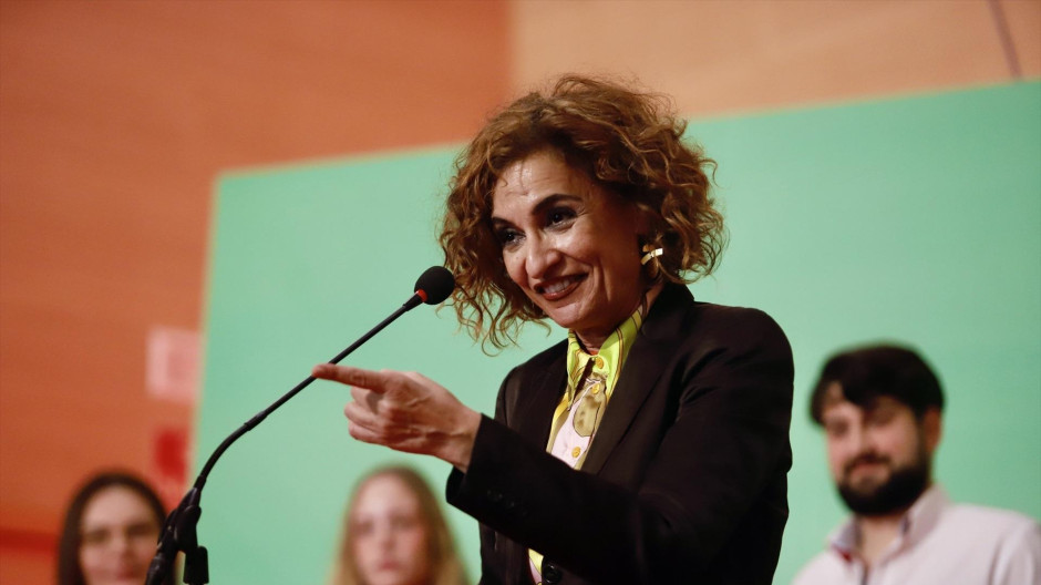 La vicesecretaria general del PSOE y Secretaría General del PSOE de Andalucía, María Jesús Montero