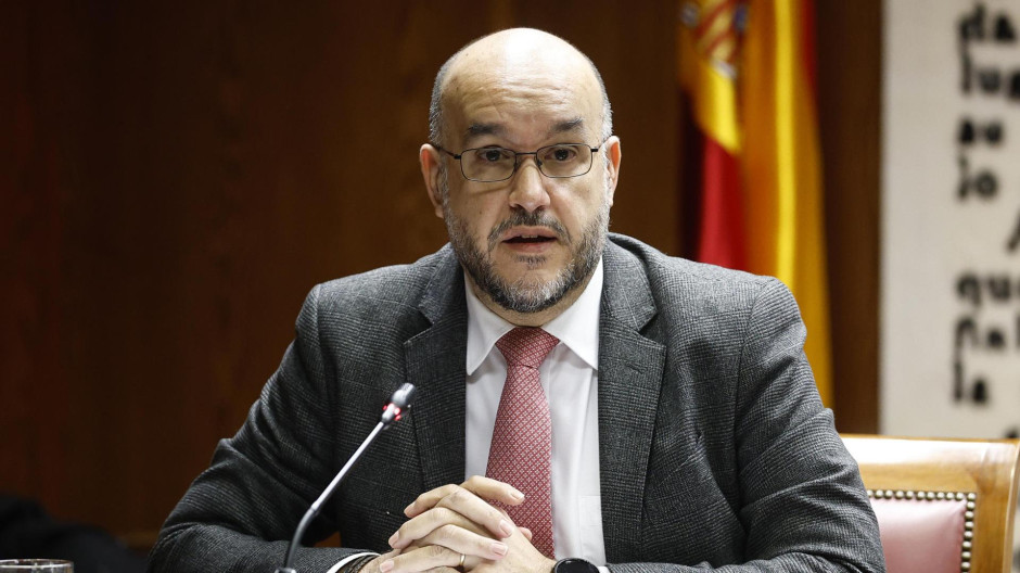 Carlos Moreno, jefe de Gabinete de María Jesús Montero, en la comisión del Senado sobre el caso PSOE