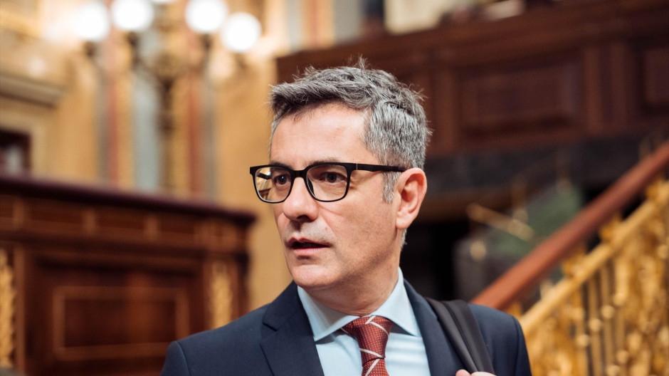 El ministro de la Presidencia, Justicia y Relaciones con las Cortes, Félix Bolaños