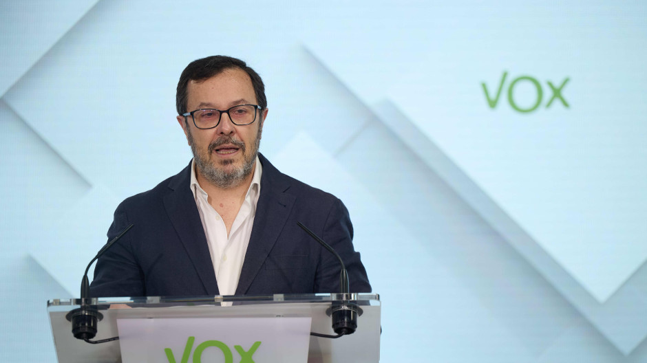 El portavoz de Vox, José Antonio Fúster
