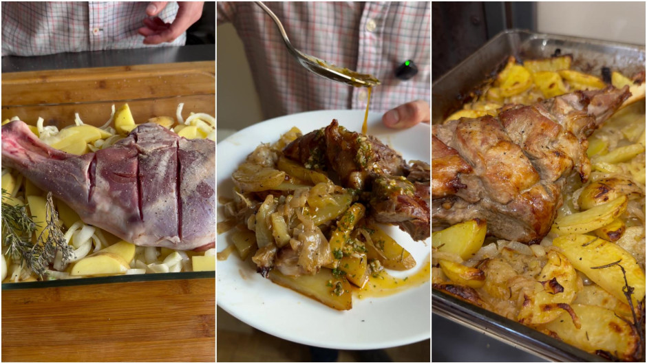 El secreto para hacer cordero al horno
