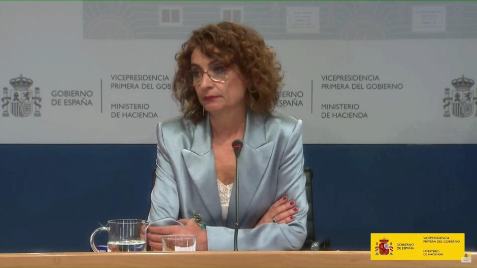 La vicepresidenta segunda y ministra de Hacienda, María Jesús Montero