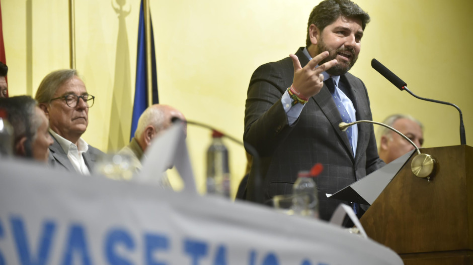 El presidente de la Región de Murcia, Fernando López Miras