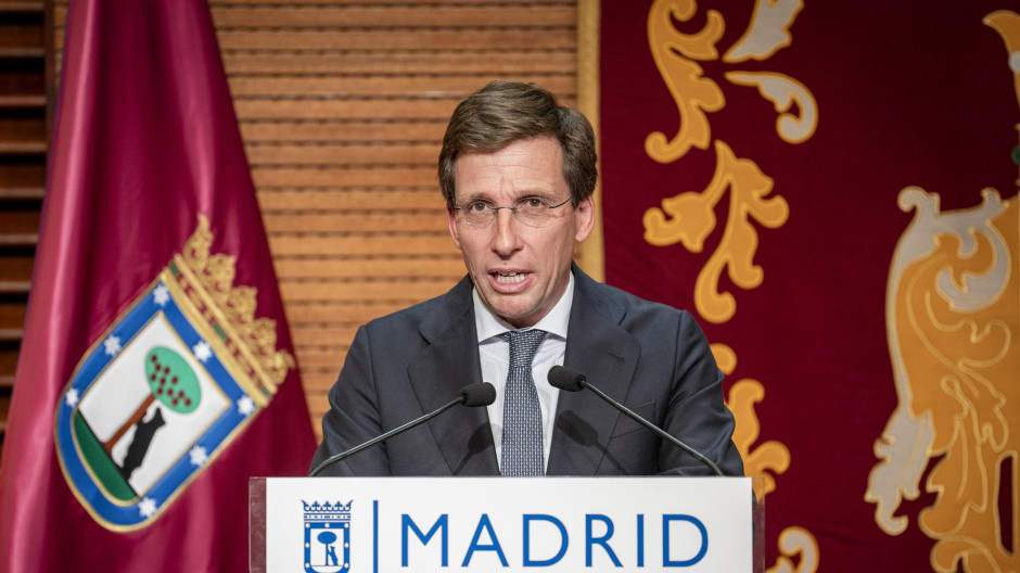 El alcalde de Madrid, José Luis Martínez-Almeida