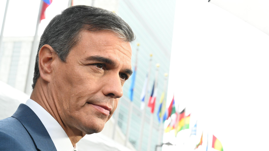 El presidente del Gobierno, Pedro Sánchez