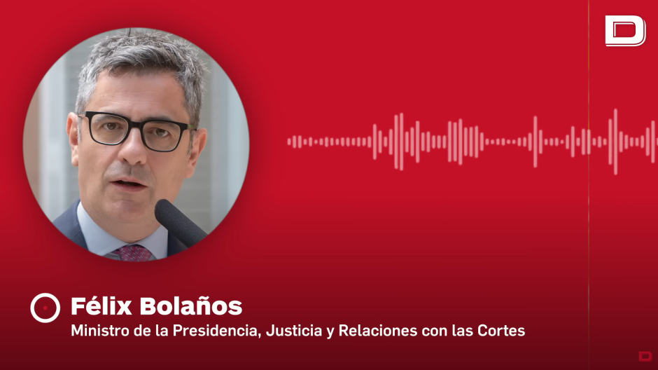 Audio de la declaración íntegra del ministro Félix Bolaños