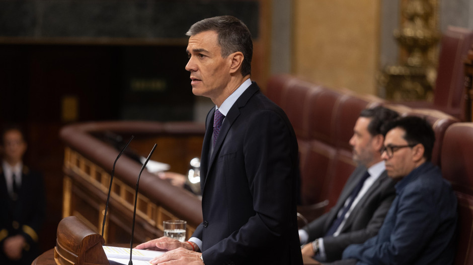 El presidente del Gobierno, Pedro Sánchez