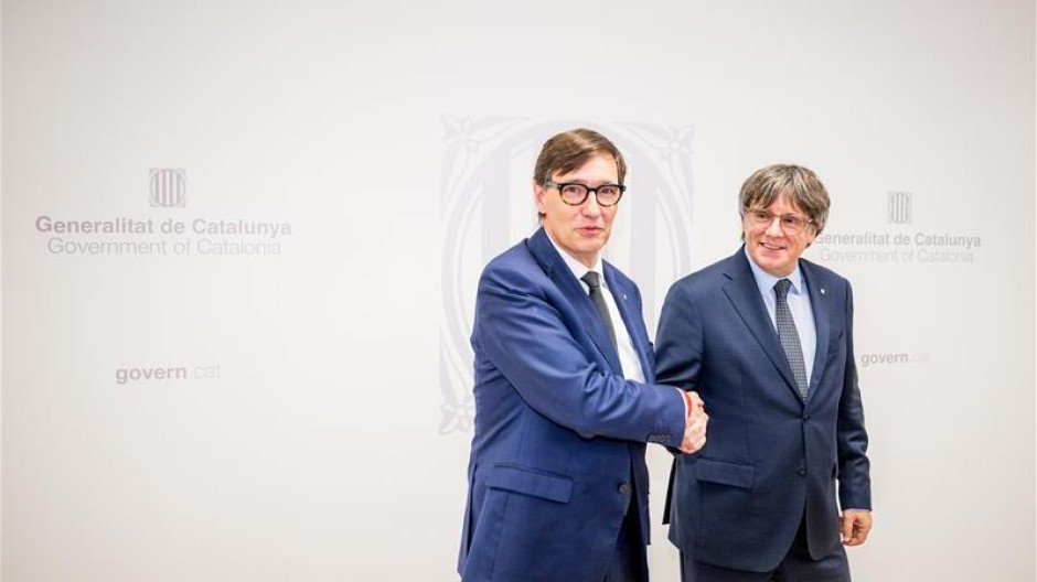 Illa en su reunión con Puigdemont en Bruselas