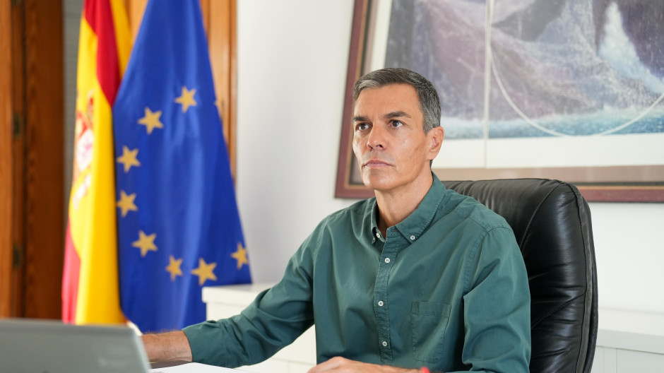 El presidente del Gobierno, Pedro Sánchez