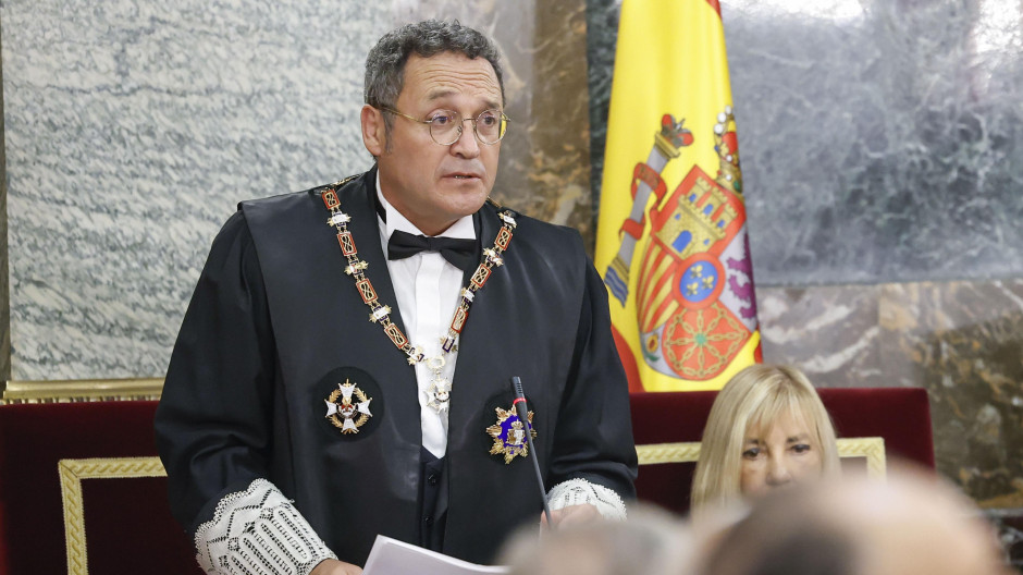 El fiscal general del Estado, Álvaro García Ortiz, en la apertura del Año Judicial