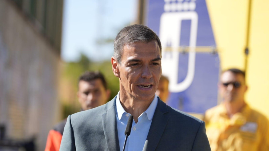 El presidente del Gobierno, Pedro Sánchez