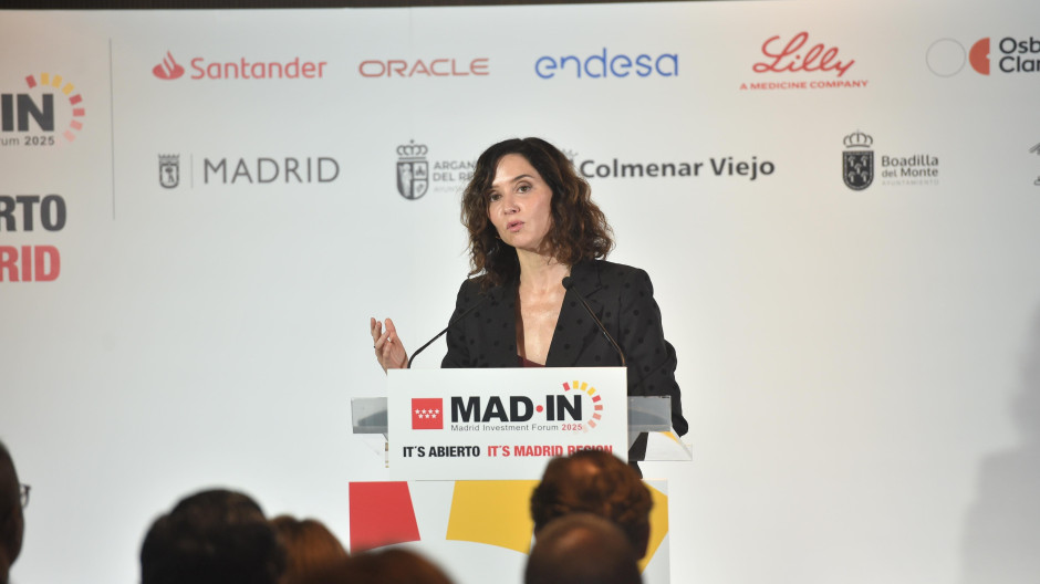 La presidenta de la Comunidad de Madrid, Isabel Díaz Ayuso