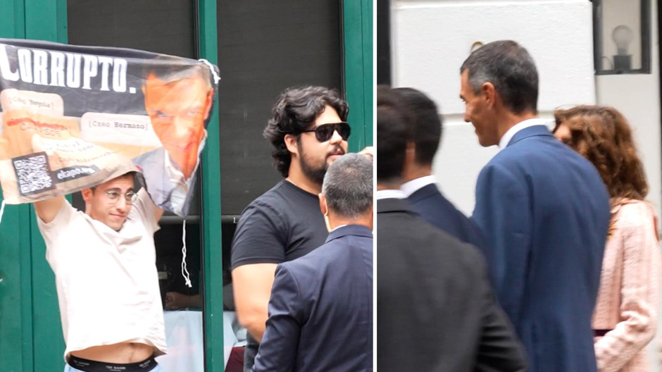 Abuchean a Sánchez en su visita a Nueva York: «¡Corrupto! ¡No tienes vergüenza»