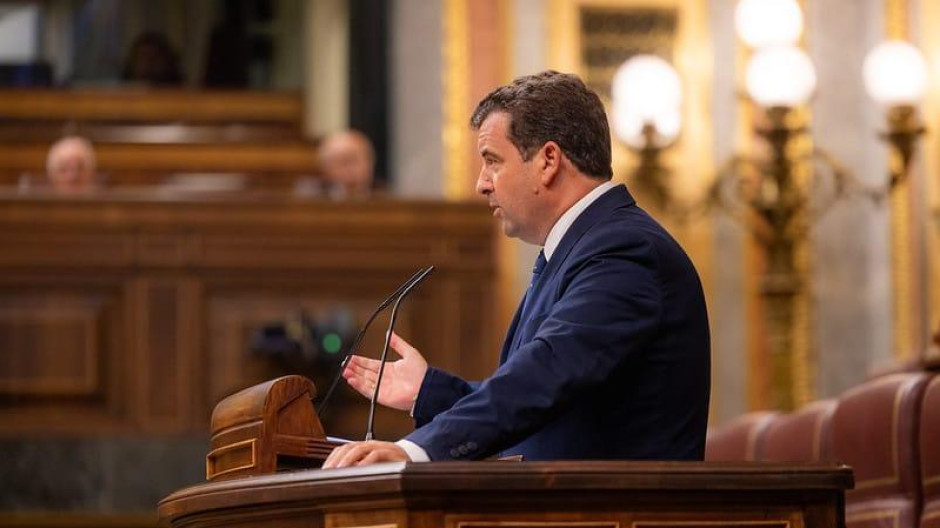 El diputado de Vox Ricardo Chamorro,