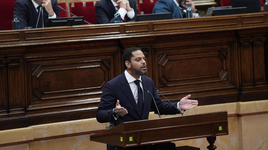 El secretario general de Vox, Ignacio Garriga, en el Parlament