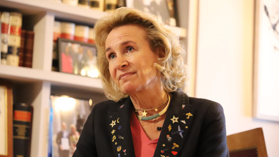 Isabel Winkels, durante su entrevista en El Debate