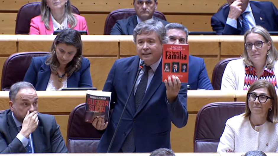 El senador del PP, Luis Javier Santamaría