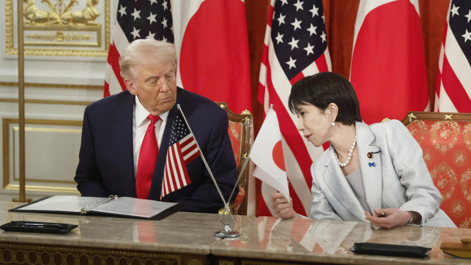 trump y Sanae Takaichi