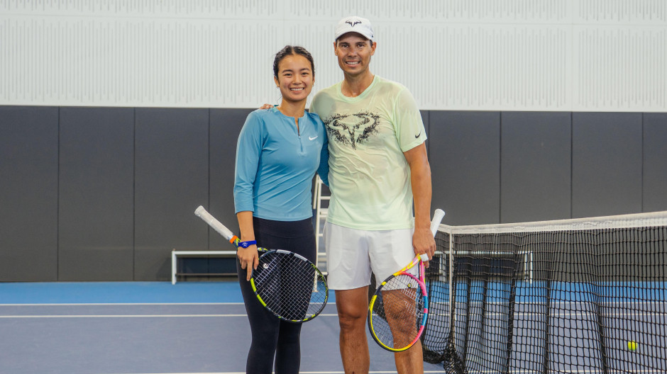Rafa Nadal y Alex Eala