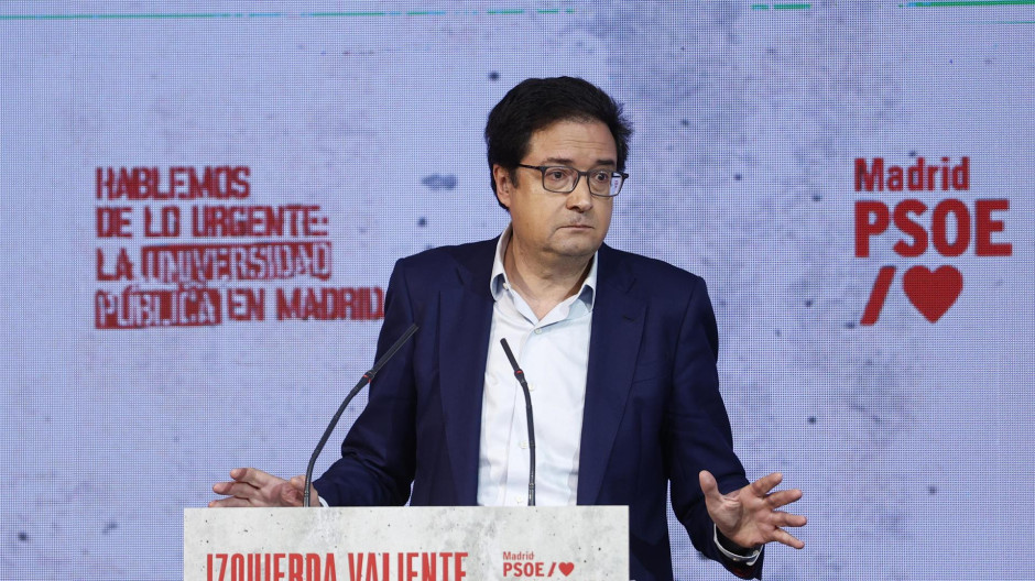 El ministro para la Transformación Digital y de la Función Pública, Óscar López, interviene este sábado en unas jornadas sobre la universidad pública