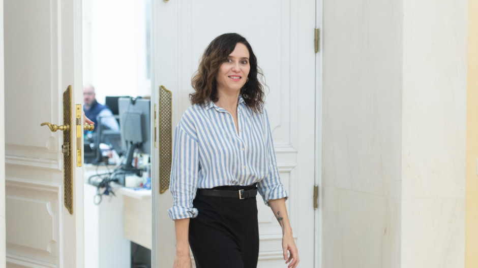 La presidenta de la Comunidad de Madrid, Isabel Díaz Ayuso