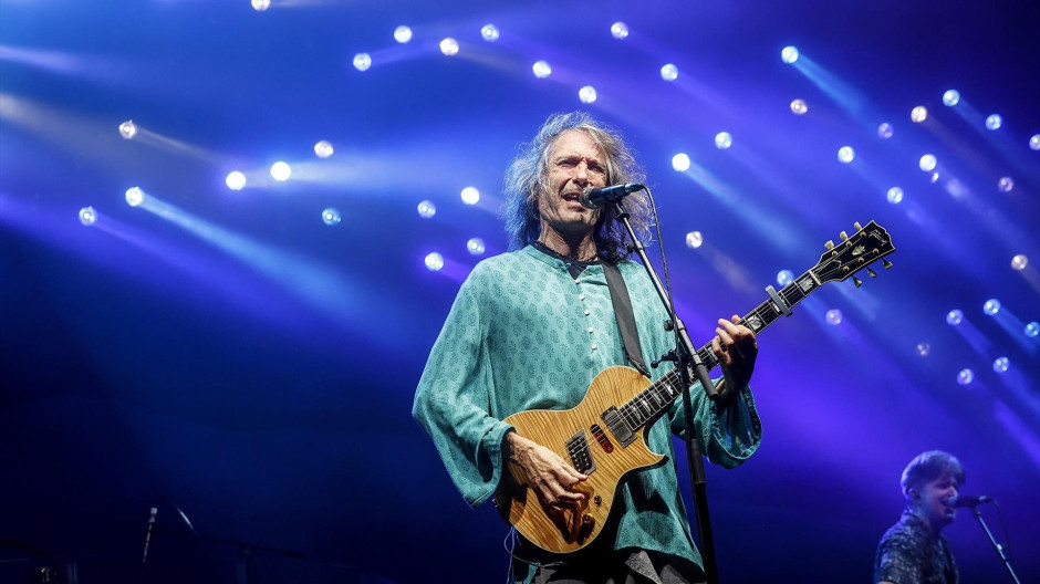 El cantante Robe durante uno de sus conciertos