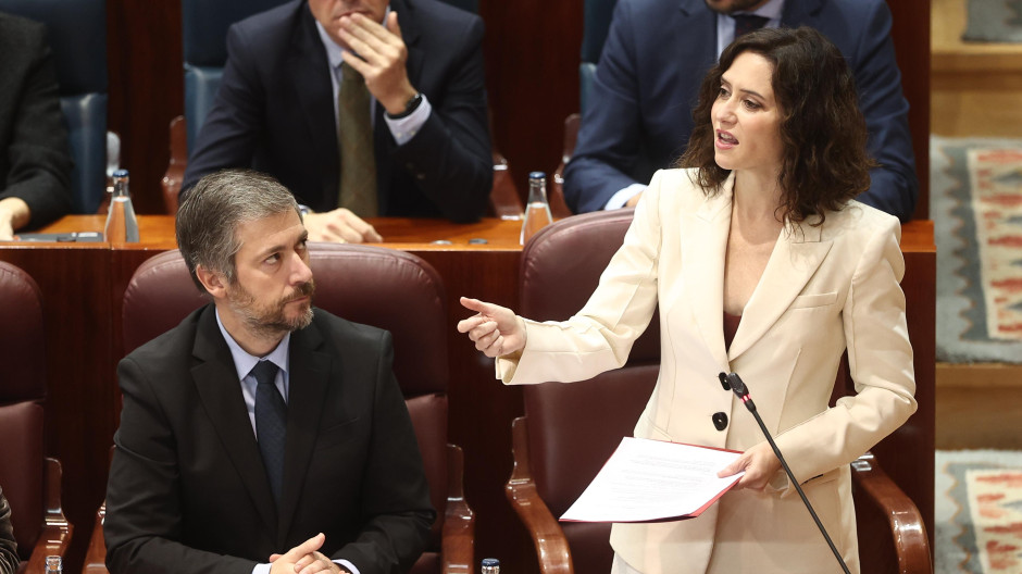 La presidenta madrileña, Isabel Díaz Ayuso