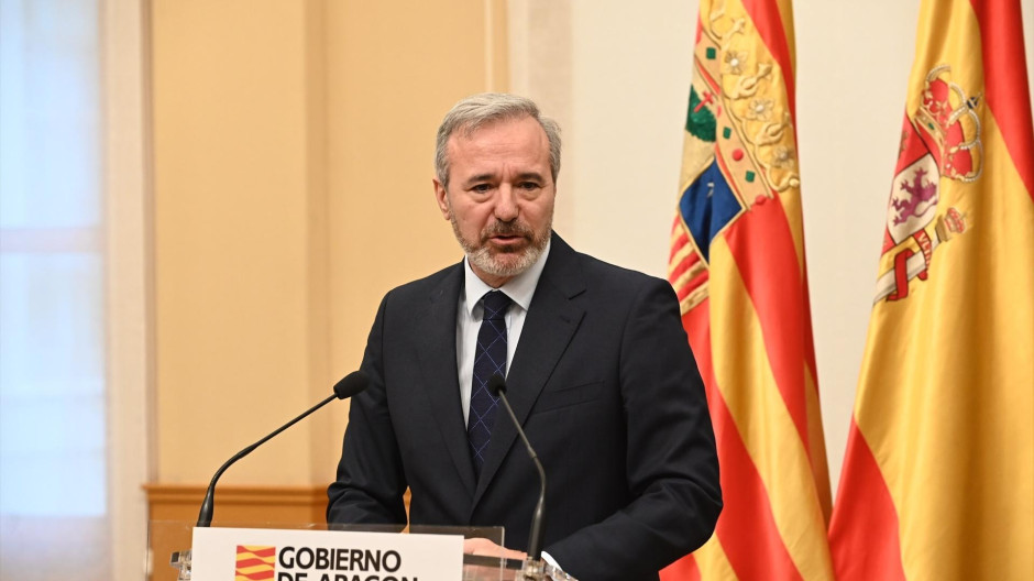 El presidente de Aragón, Jorge Azcón