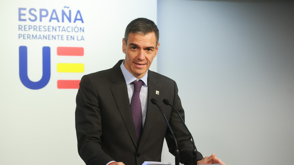 El presidente del Gobierno, Pedro Sánchez