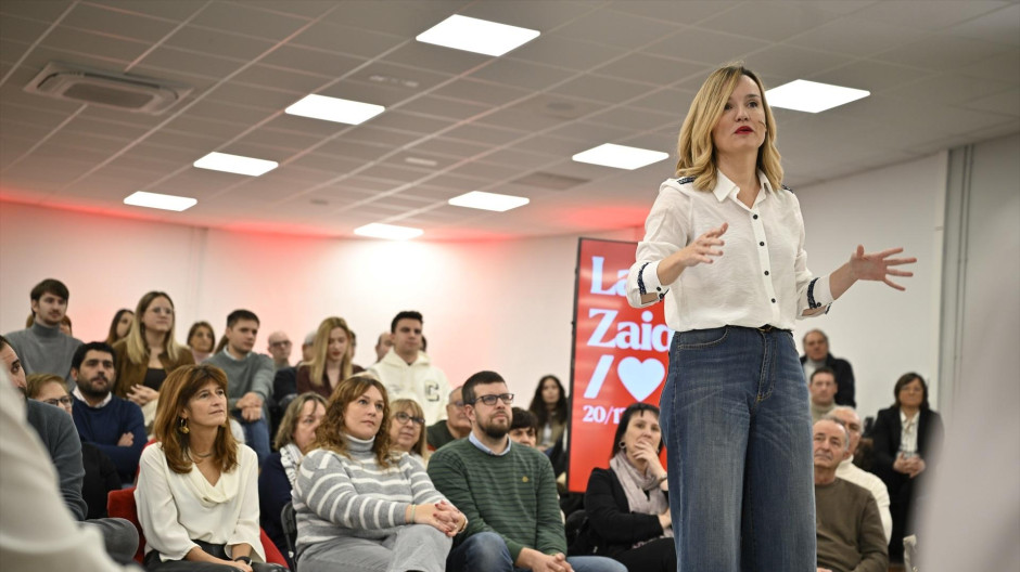 Pilar Alegría presenta su candidatura al Gobierno de Aragón