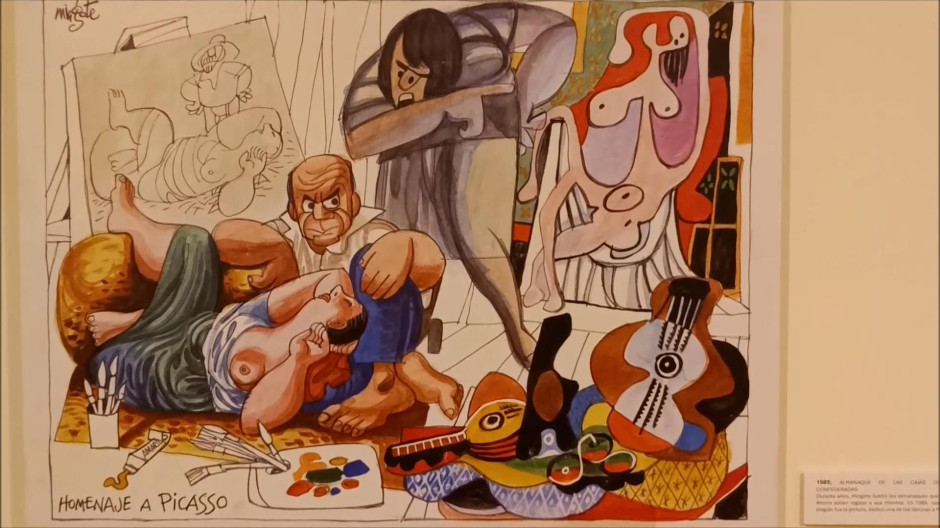 Picasso y Mingote juntos en una exposición sobre arte y humor en Alcalá de Henares