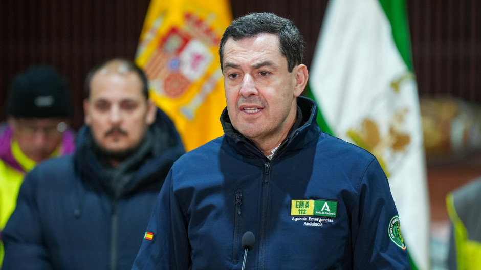 El presidente de la Junta de Andalucía, Juanma Moreno