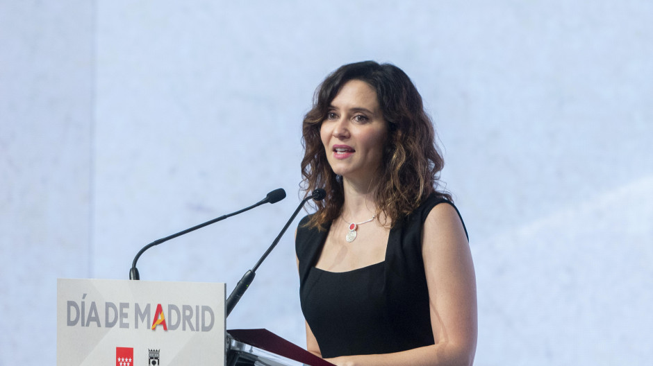 La presidenta de la Comunidad de Madrid, Isabel Díaz Ayuso