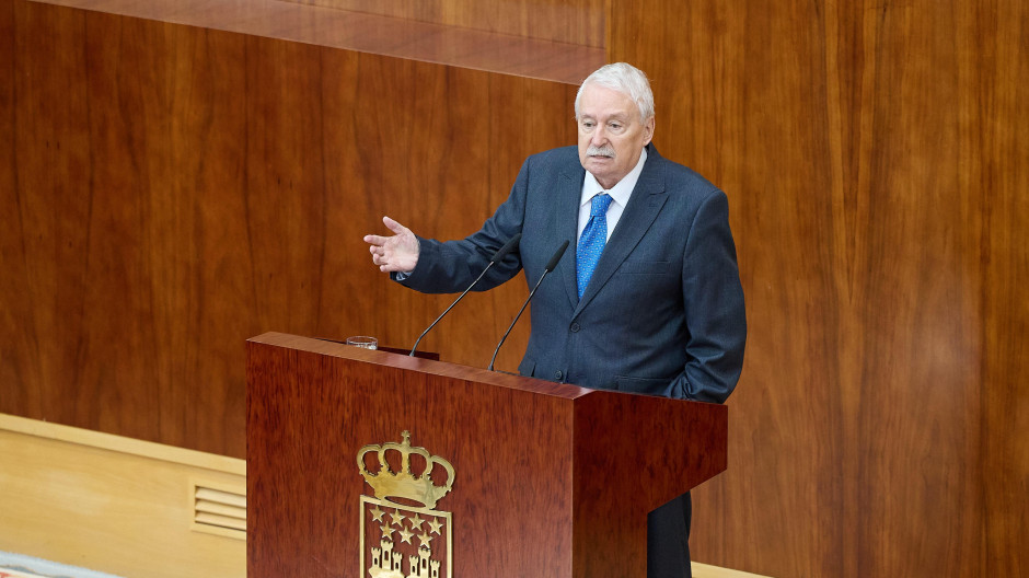 El presidente de la Cámara de Cuentas de la Comunidad de Madrid, Joaquín Leguina