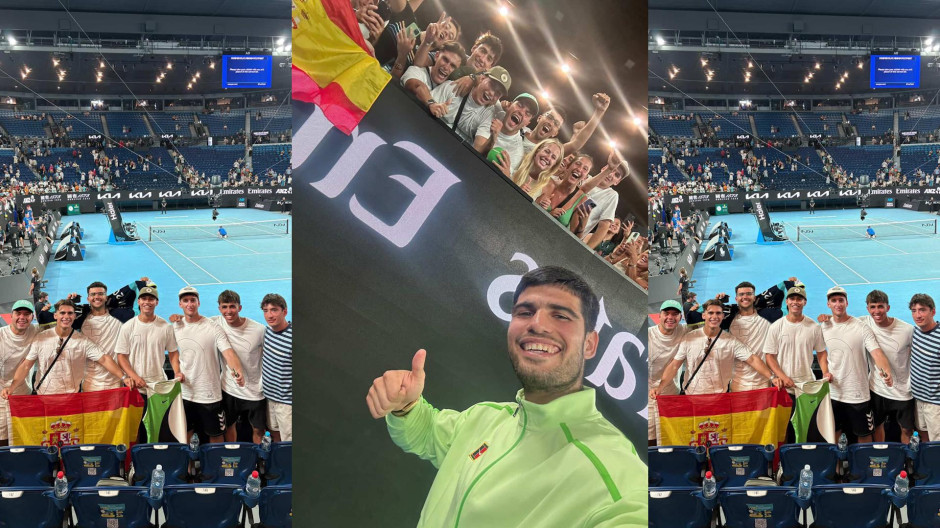 La odisea de siete españoles para ver a Alcaraz en semifinales acaba con final feliz