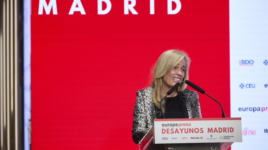 Rocío Albert, en los desayunos informativos de Europa Press