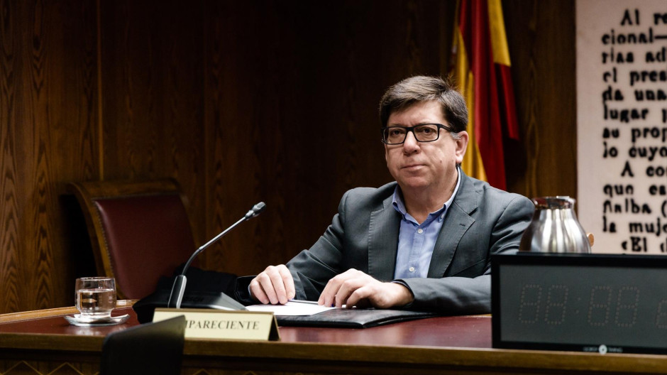 El exdirigente socialista Paco Salazar comparece durante la Comisión de Investigación del ‘caso Koldo