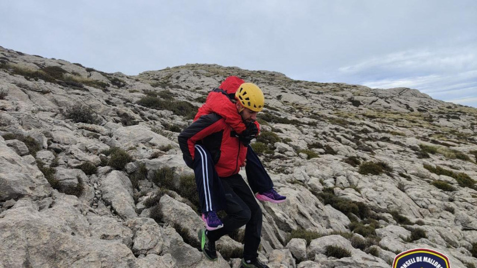 rescatada temporal montaña