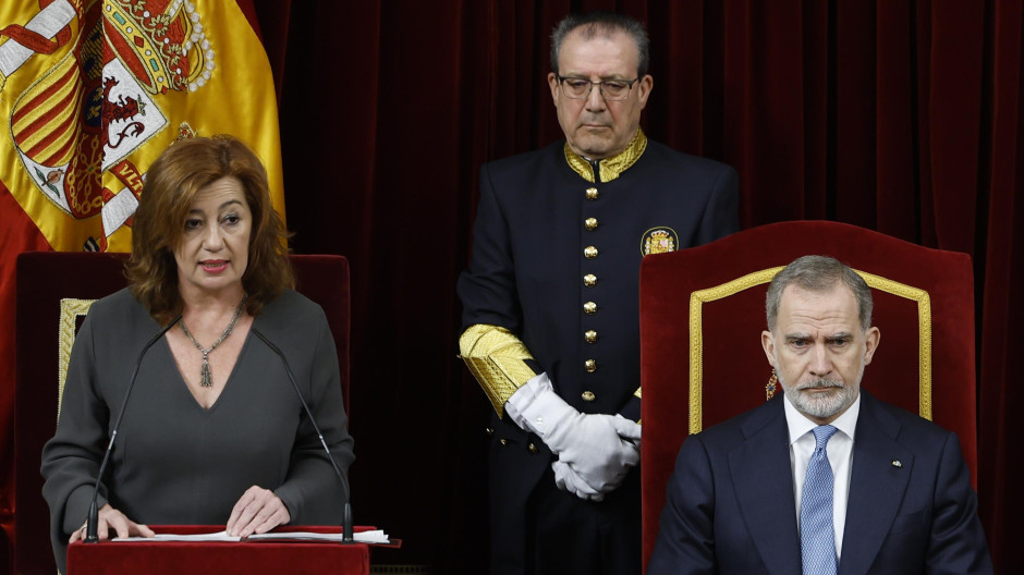 Las ‘perlas’ de Armengol ante los Reyes: de alabar la constitución republicana a pedir más descentralización
