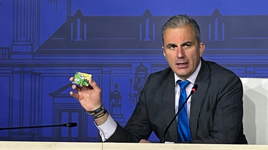 El portavoz de Vox en el Ayuntamiento, Javier Ortega Smith