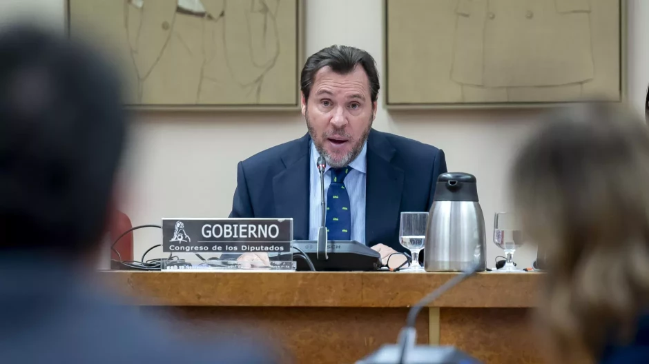 El ministro de transportes, Oscar Puente