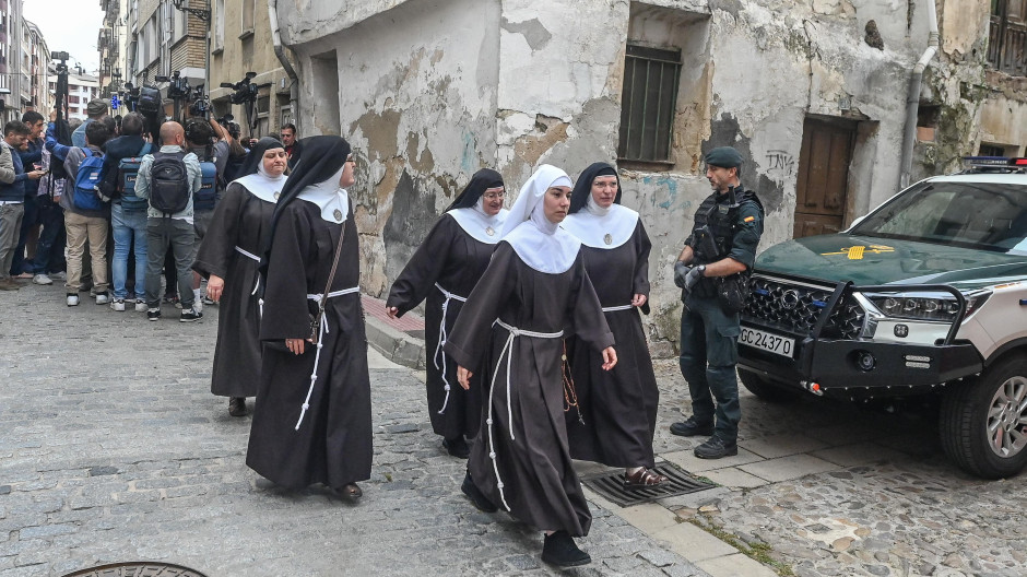 Vista en el juicio verbal de desahucio de las exmonjas del monasterio de Belorado (Burgos), el pasado julio